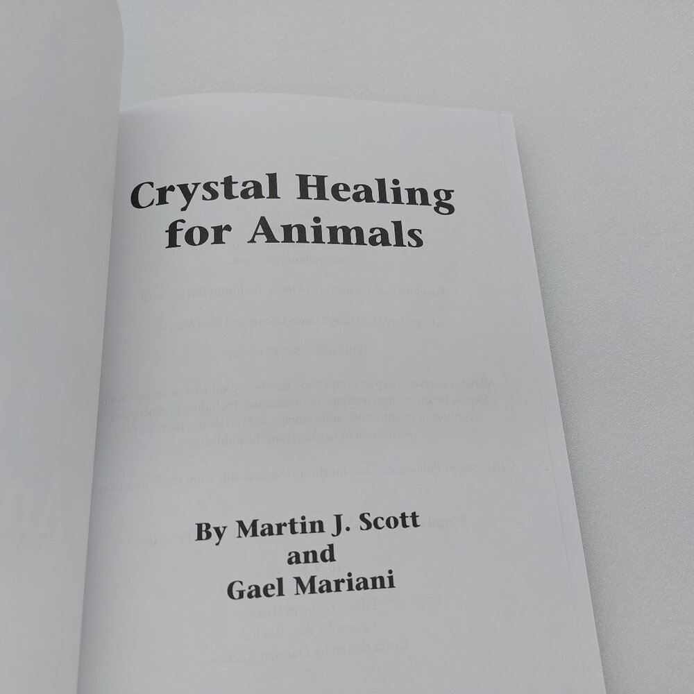 2002 Book Crystal Healing For Animals by Martin J. Scott & Gael Mariani - Picture 3 of 13